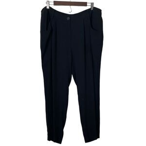 Eileen Fisher Black Straight Leg Pants